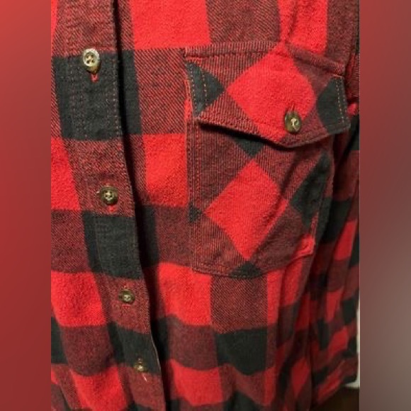 Roots plaid shirt, size M - Picture 2 of 2